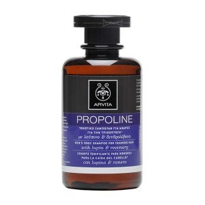 Apivita Propoline Men's Tonic Shampoo for Thinning Hair with Rosemary & Lupin