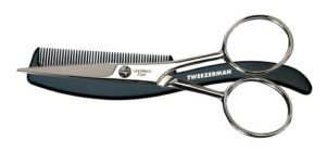 Mens by Tweezerman Moustache Scissors with Comb