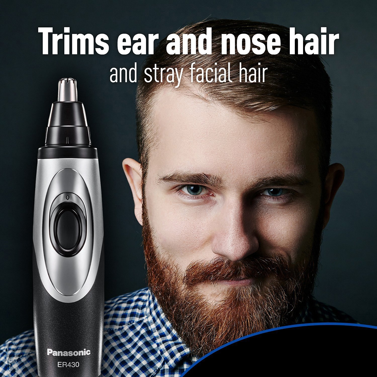 Panasonic Vacuum Wet/Dry Ear and Nose Hair Trimmer-Groomer
