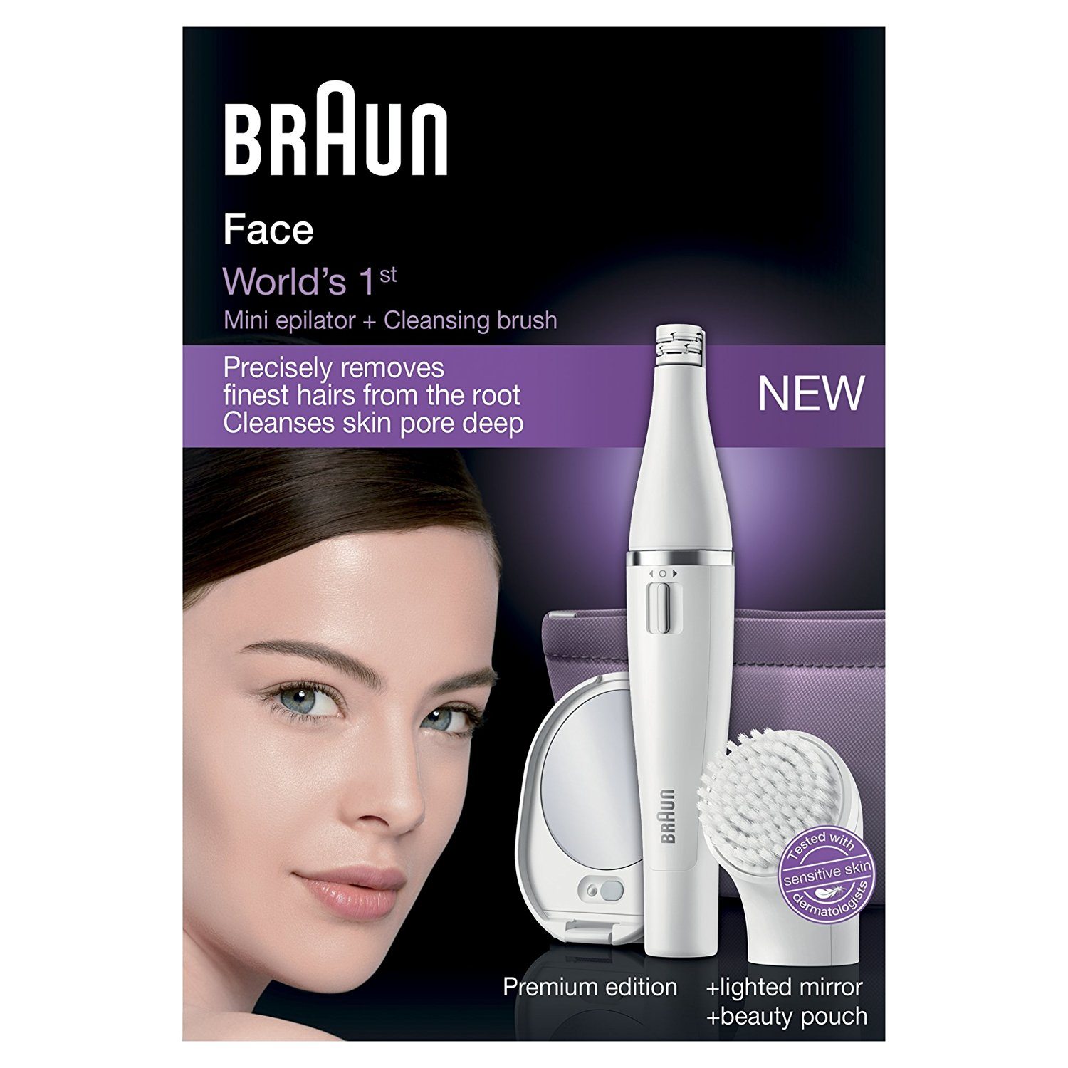 Braun 830 Face epilator in box
