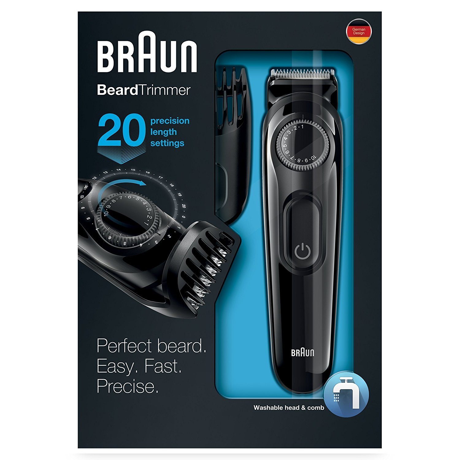 Braun BT3020 Beard Trimmer in box